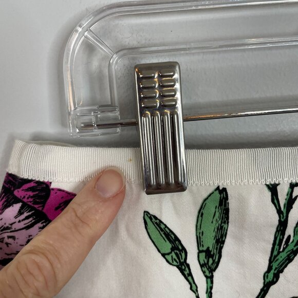 New York & Company Womens Pencil Skirt Size 10 Ivory COUNTRY FLORAL Corpcore - Picture 9 of 12